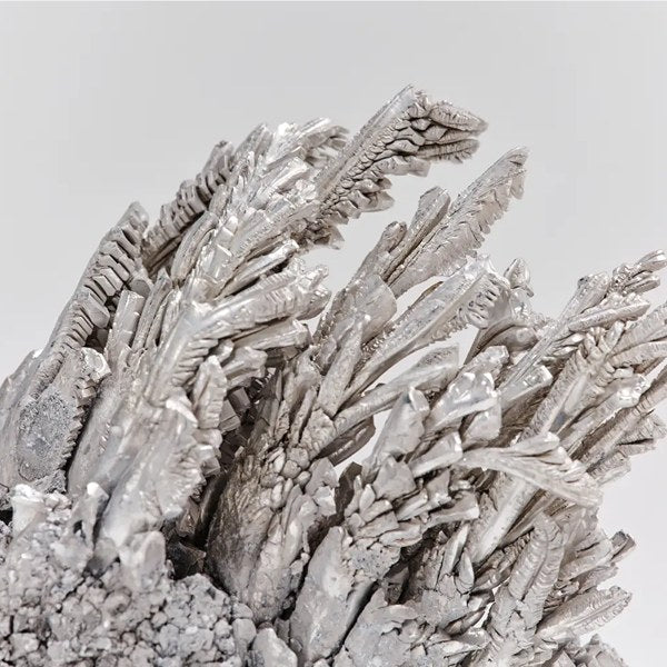 Silver magnesium crystals